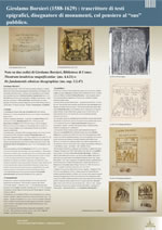 M. Reali, Girolamo Borsieri (1588-1629) : trascrittore di testi epigrafici, disegnatore di monumenti, col pensiero al „suo“ pubblico